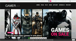 Desktop Screenshot of gamerjar.com