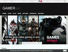 Tablet Screenshot of gamerjar.com